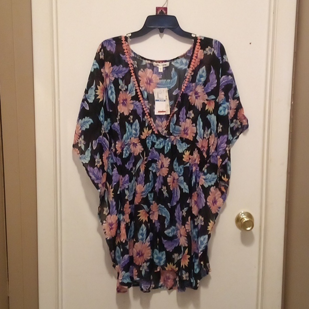 NWT - Miken Swim Cover-Up Top - Size XL - Picture 1 of 6